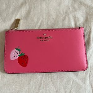 Kate Spade Staci Strawberry Slim Wallet